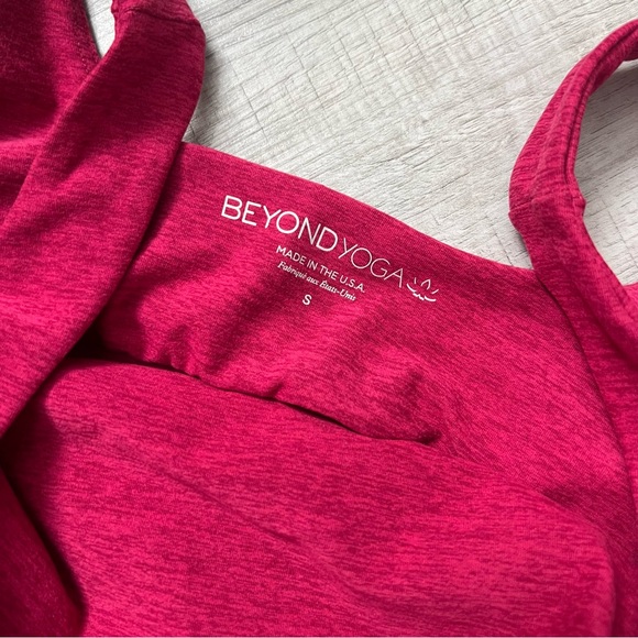 BEYOND YOGA Spacedye Icon Midi Dress dragonfruit sangria pink Magenta Size Small - Picture 7 of 12